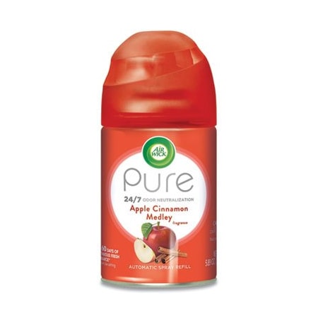 Reckitt Benckiser Air Wick, FRESHMATIC ULTRA AUTOMATIC SPRAY REFILL, APPLE CINNAMON MEDLEY, AEROSOL, 5.89 OZ 78283